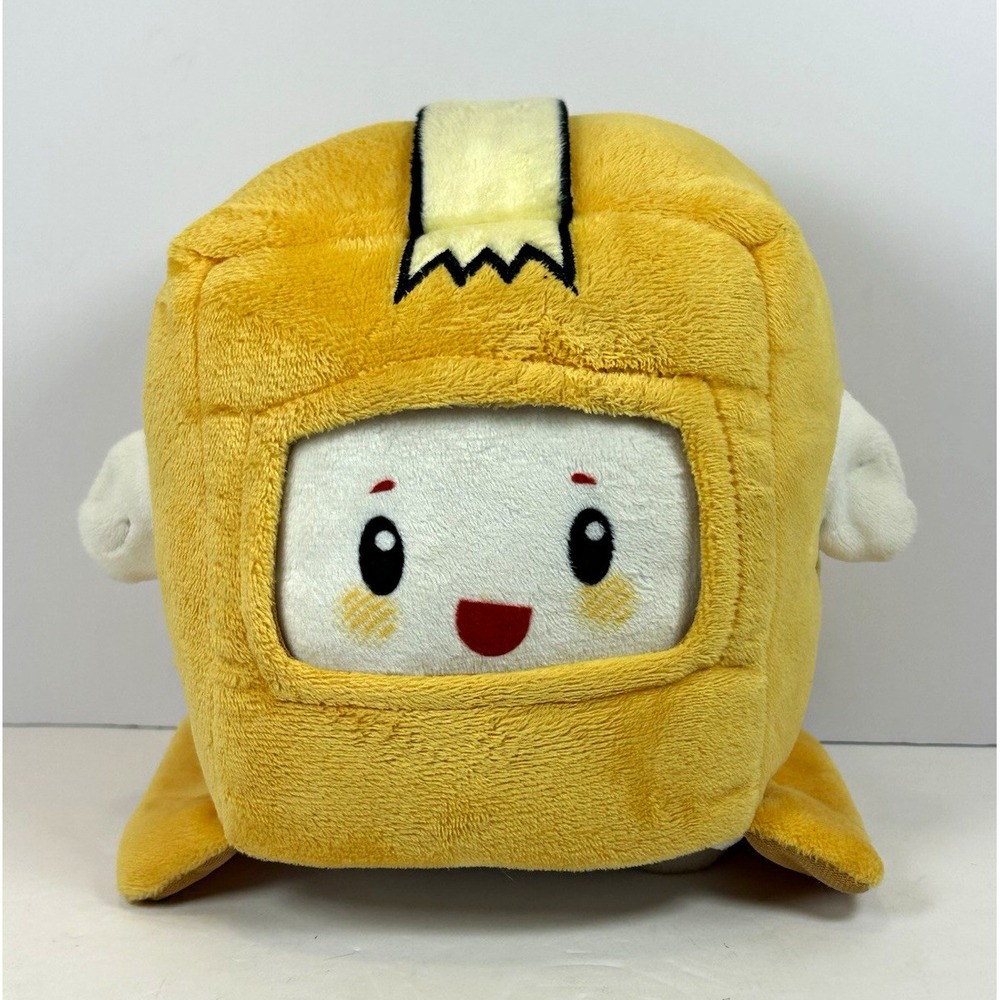 LankyBox Boxy Yellow Cube Plush Plushie Toy 6" Animation Theme
